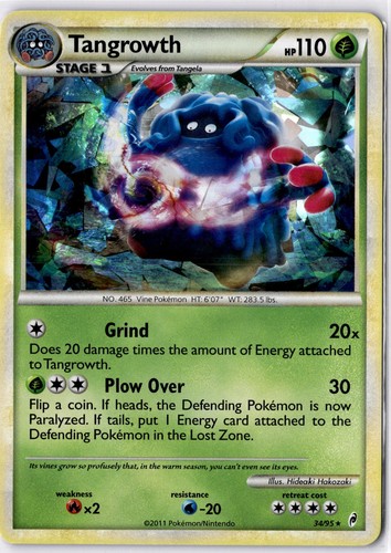 Carta pokemon tangrowth - carta,