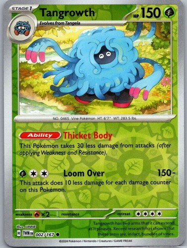 Tangrowth 002 167 common - 002/167,