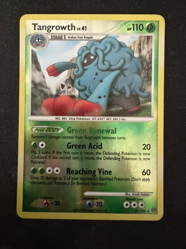 Tangrowth 100 reverse - reverse, holo