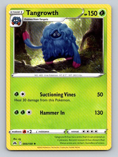Tangrowth 005 159 raro - tangrowth, 005/159