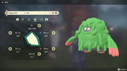 Tangrowth alfa shiny 6iv fully - tangrowth,
