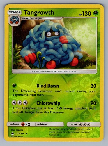 Tangrowth 214 rare - 17/214,