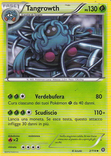 Carta pokemon tangrowth - tangrowth,