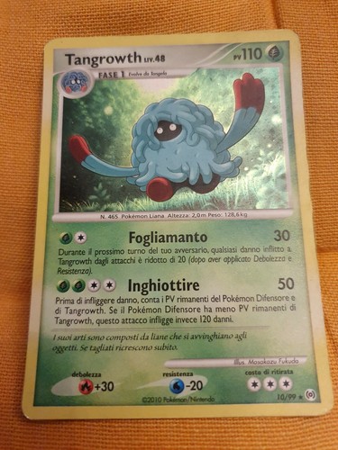 Pokemon tangrowth carta - pokemon,