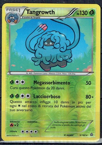 Carta pokemon tangrowth - pokemon,
