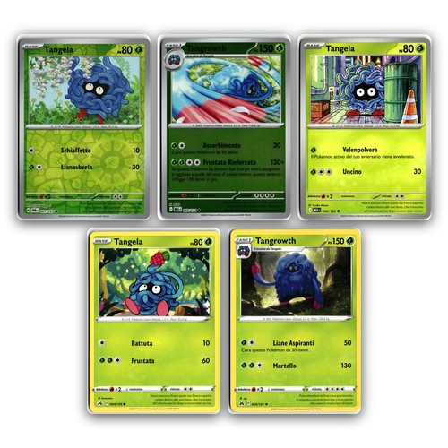 Lotto carte pokémon tangela - 5,