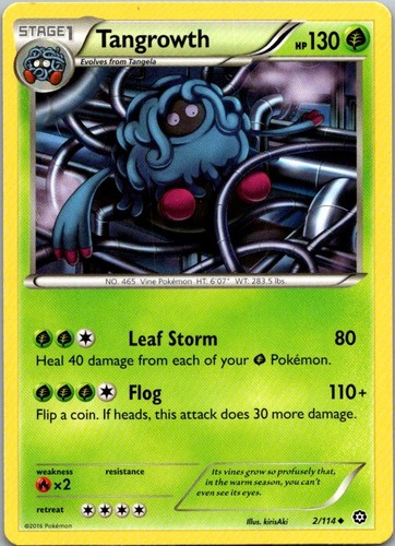 Tangrowth 114 uncommon - uncommon, steam