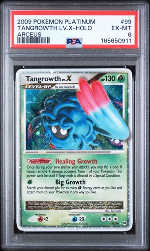 Carta pokemon psa tangrowth - pokemon,