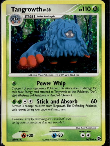 Tangrowth holo rare great - tangrowth,
