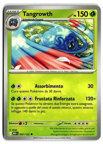 Pokémon tangrowth 007 132 - pokémon, 007/132