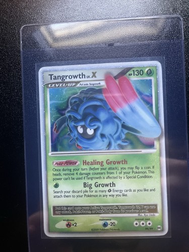 Carta pokemon tangrowth - carta, lv.x